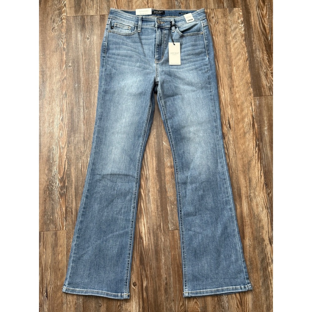 Judy Blue High Waist Bootcut Jeans Medium Wash SZ 11 30 JB82515MD NWT Y2K style